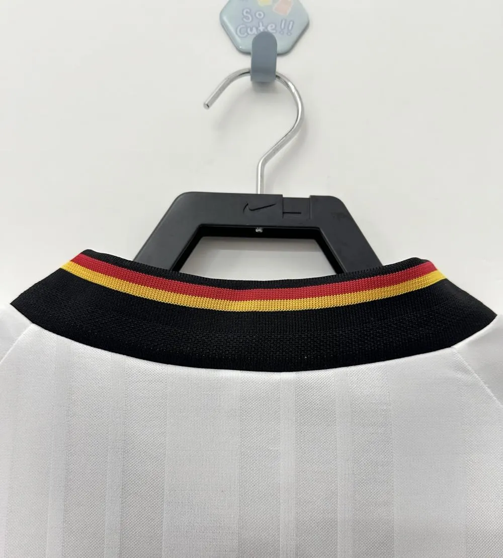 1992 Retro Fußballtrikot Deutschland Heim – Bild 6