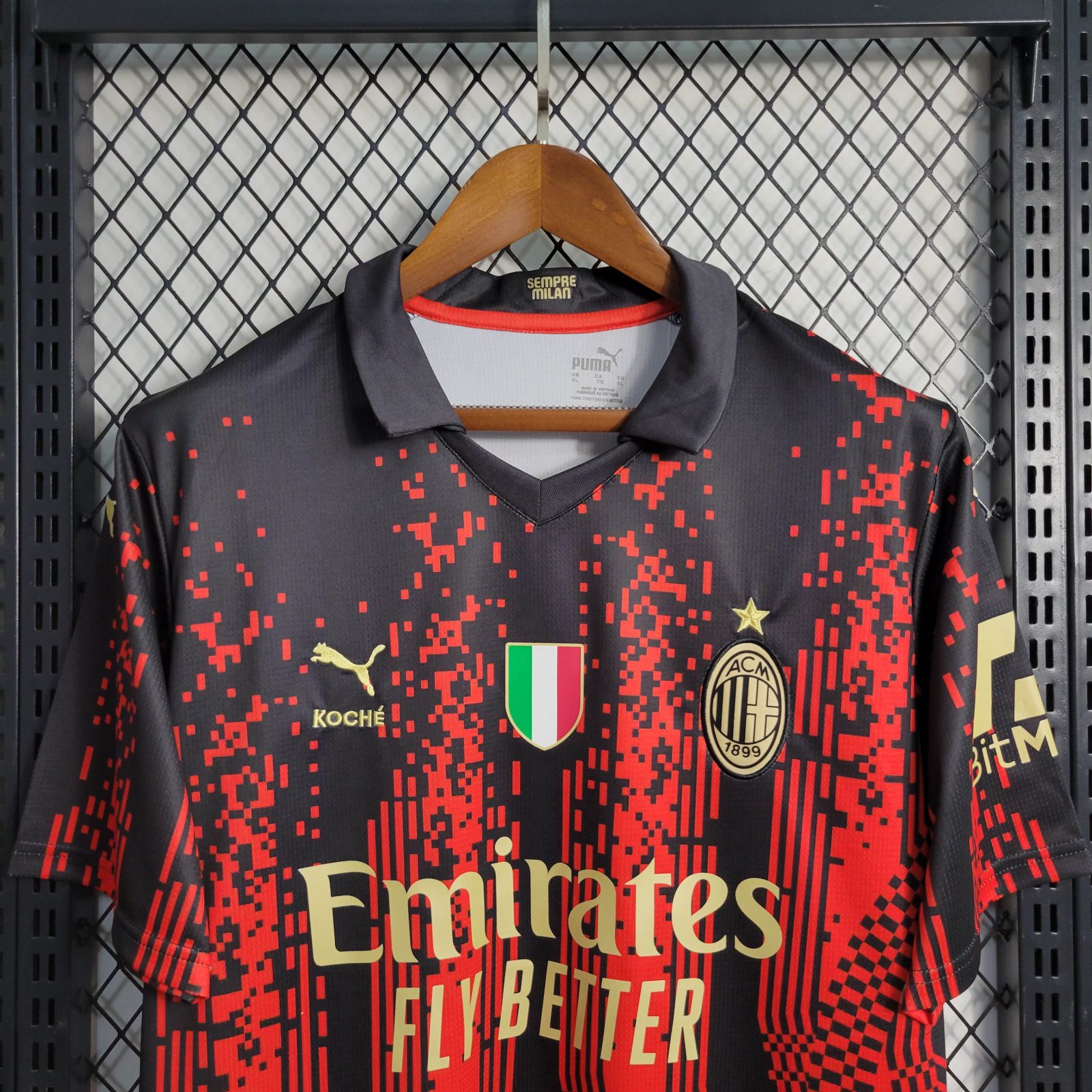 2022/2023 AC Milan Quarta Fora Camisa de futebol Qualidade tailandesa 1:1 - Image 4