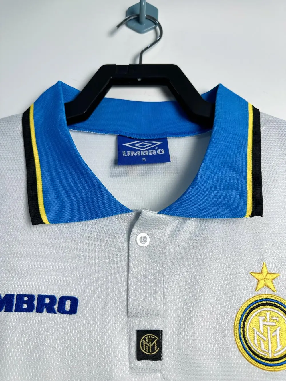 1997/1998 Retro Internazionale Milan Trasferta Maglia da calcio Qualità thai 1:1 - immagine 3