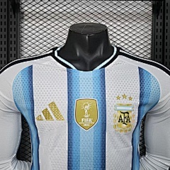 2026-2027 Long Sleeve Player Version Argentina Home Jersey 1:1 Thai Quality - Image 3