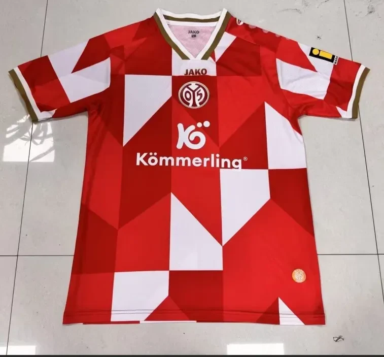 2025/2026 FSV Mainz 05 Conference League Home Football Jersey 1:1 Thai Quality