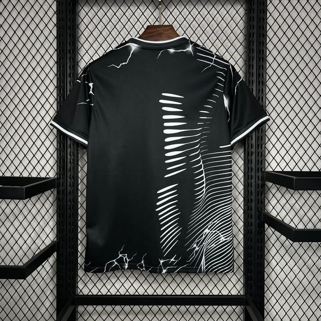 2024/2025 Real Madrid Edição especial Preto Camisa Qualidade tailandesa 1:1 - Image 2