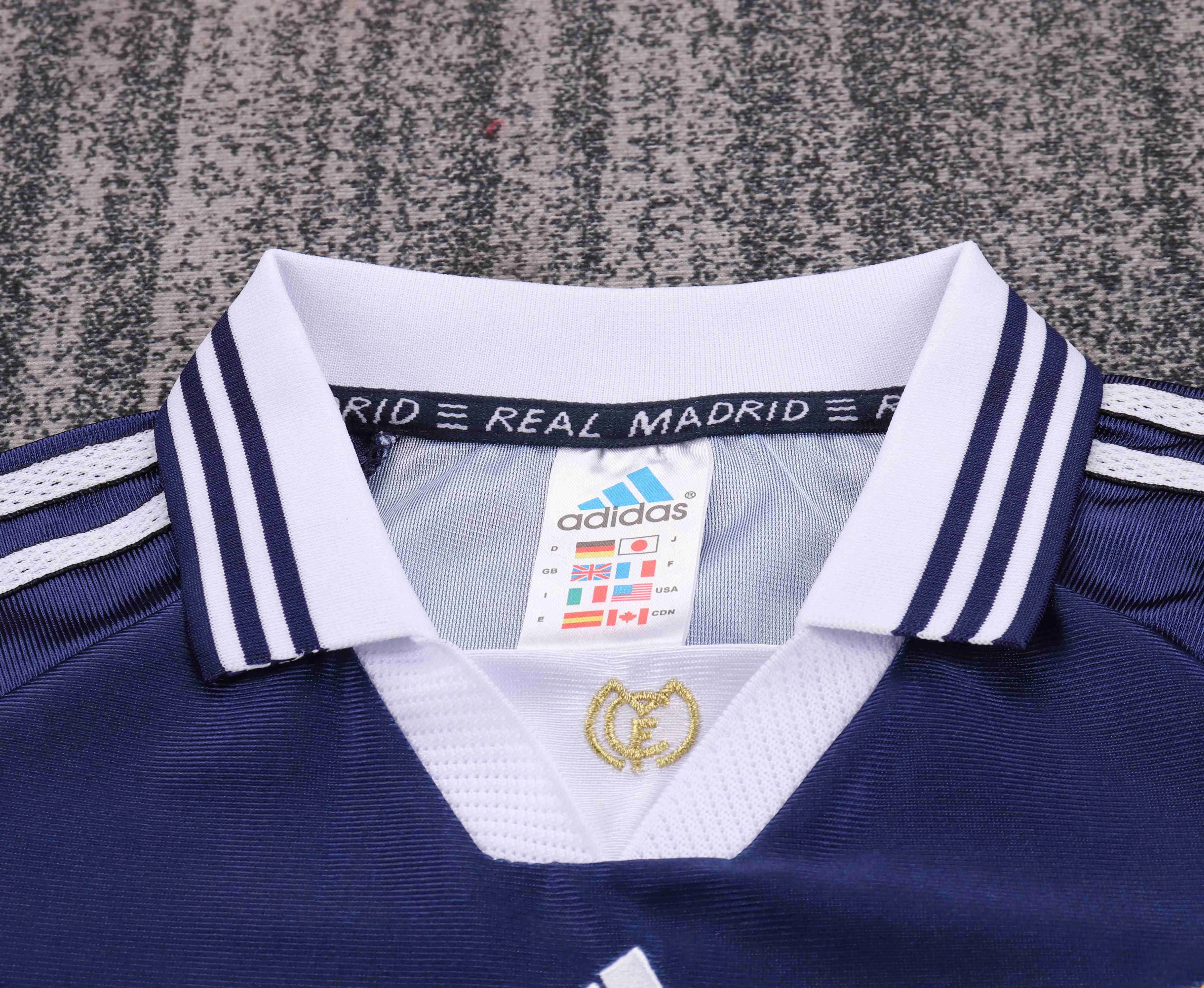 1998-1999 Retro Real Madrid Away Football Shirt 1:1 Thai Quality Kids Size - Image 3