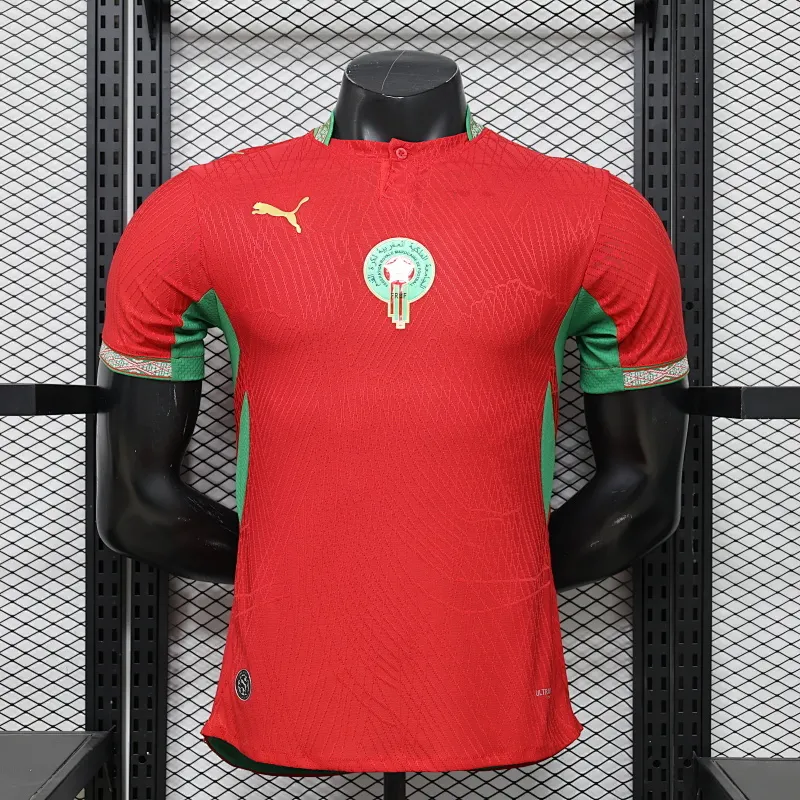 2026 Oyuncu versiyonu Fas Milli takım İç saha Futbol forması 1:1 Tayland kalitesi