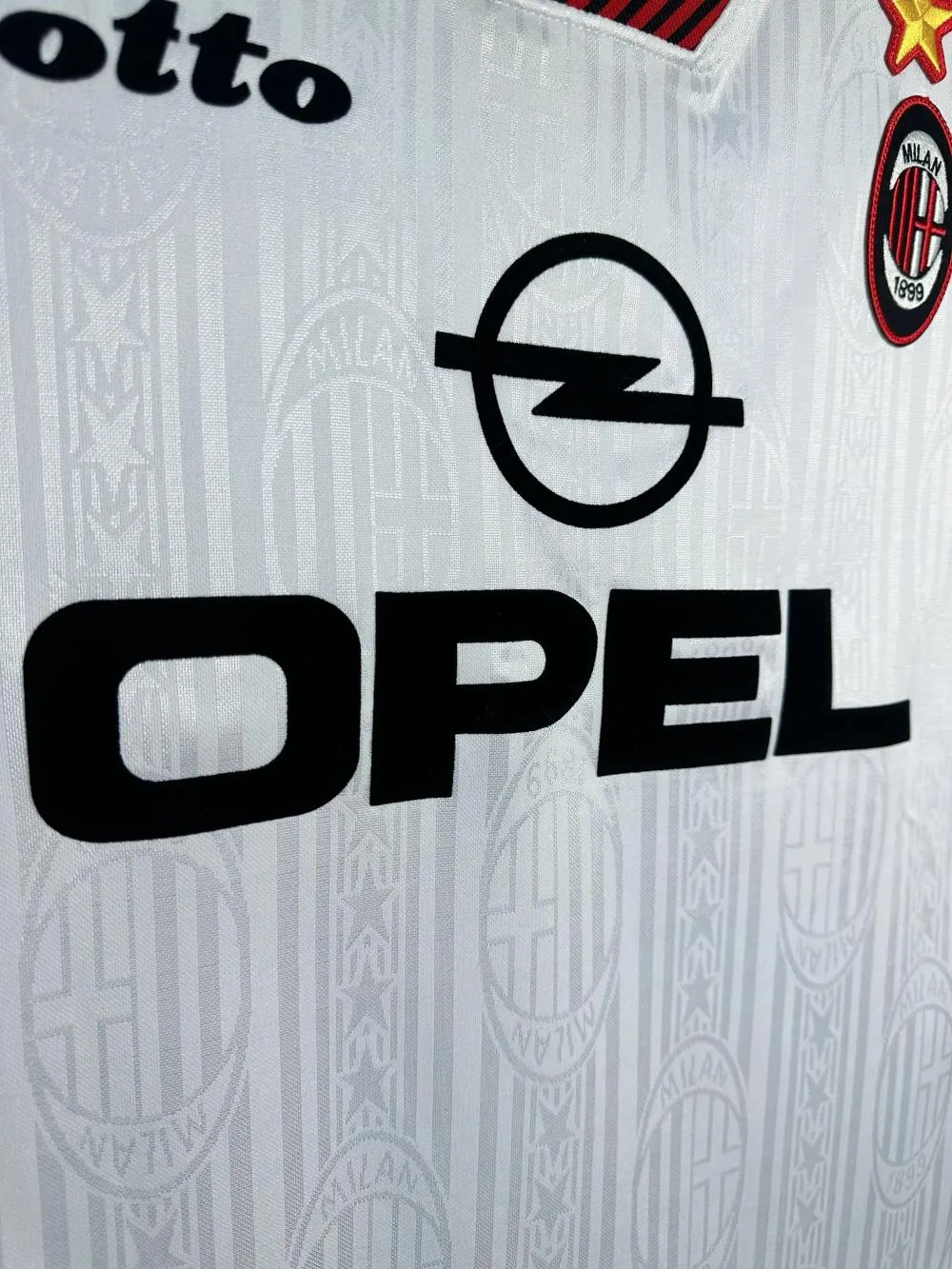 1997/1998 Ретро AC Milan Специальное издание Белый Футбольная футболка Тайское качество 1:1 — изображение 4