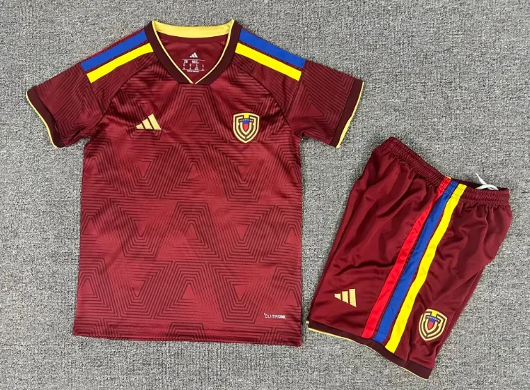 2026 Venezuela National Team Home Football Shirt 1:1 Thai Quality Kids Size