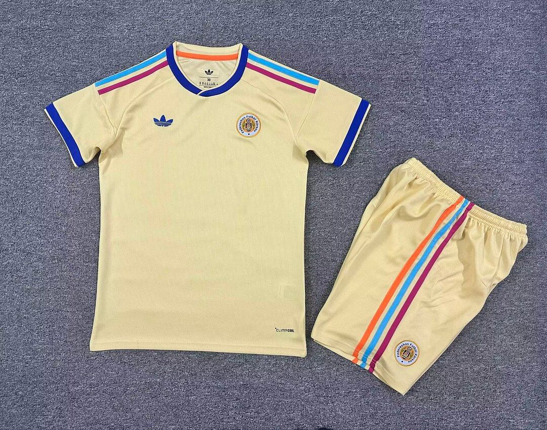 2026 Curaçao Nationaal elftal Uit Voetbalshirt 1:1 Thaise kwaliteit Kindermaat