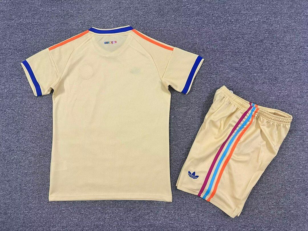 2026 Curaçao Nationaal elftal Uit Voetbalshirt 1:1 Thaise kwaliteit Kindermaat - Afbeelding 2