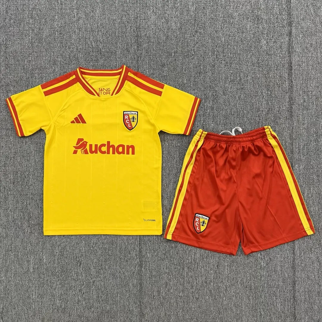 2026-2027 Lens Home Football Jersey Shirt 1:1 Thai Quality Kids Size