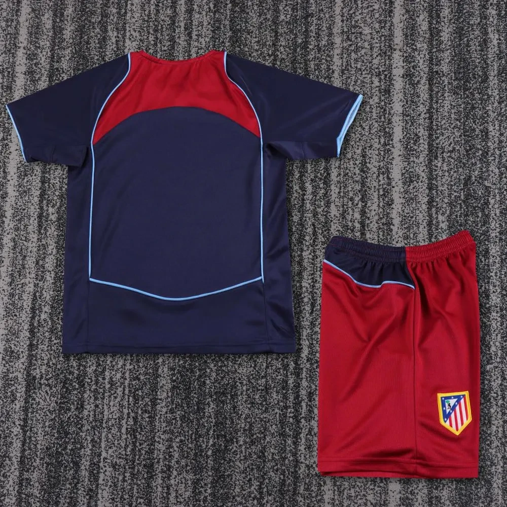 2004-2005 Retro Atletico Madrid Away Football Jersey 1:1 Thai Quality Kids Size - Image 2