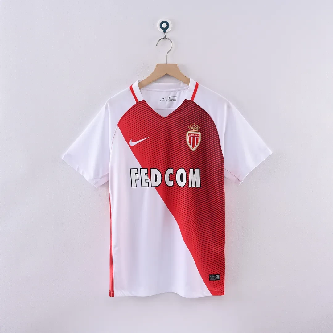2016/2017 Retro AS Monaco İç saha Futbol forması 1:1 Tayland kalitesi