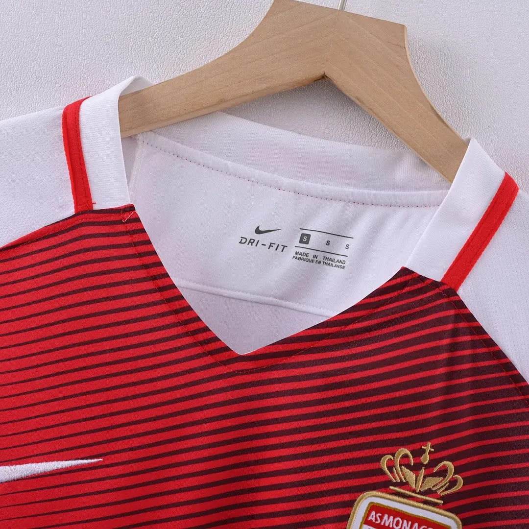 2016/2017 Retro AS Monaco İç saha Futbol forması 1:1 Tayland kalitesi - Görsel 3