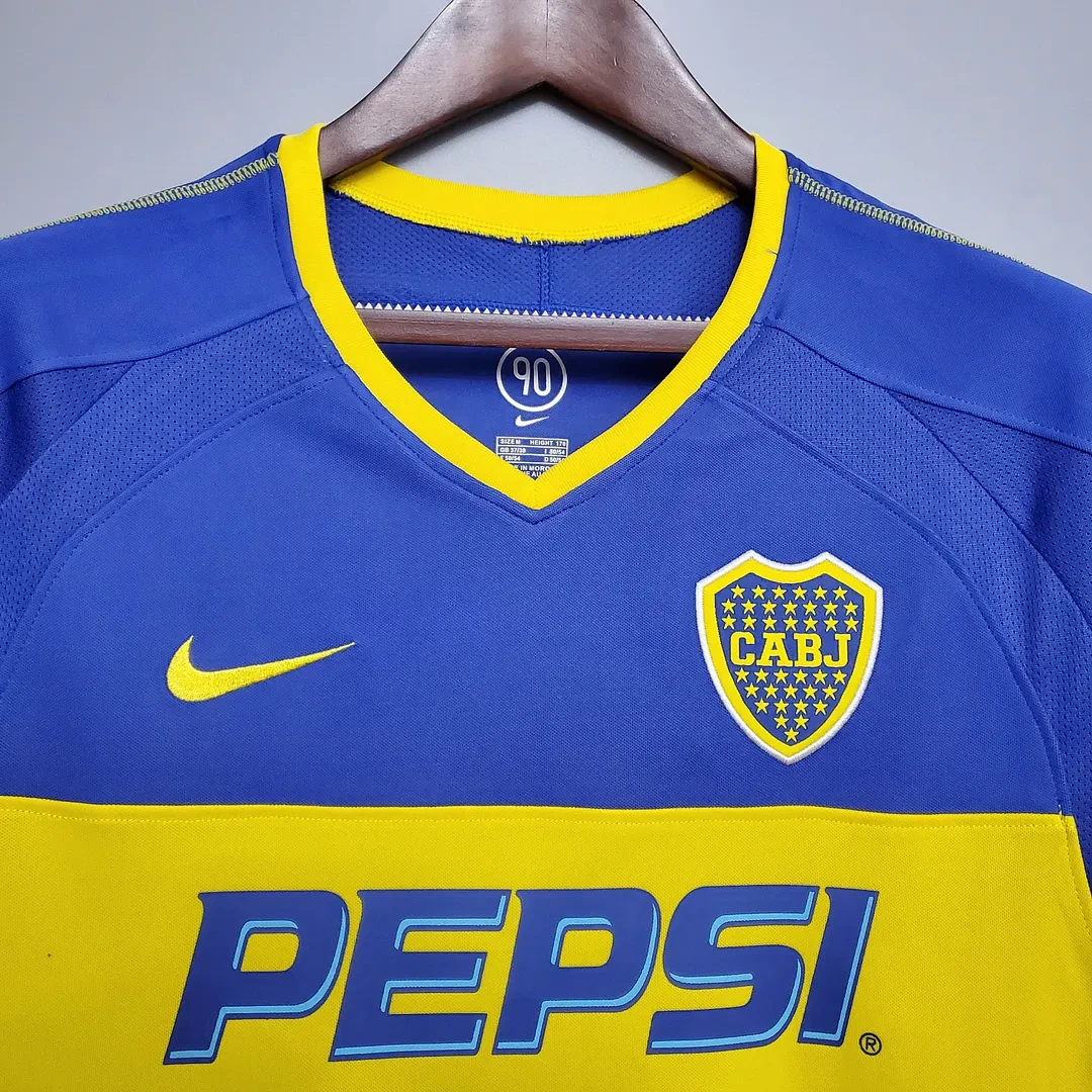 2003/2004 Retro Boca Juniors Casa Maglia da calcio Qualità thai 1:1 - immagine 3