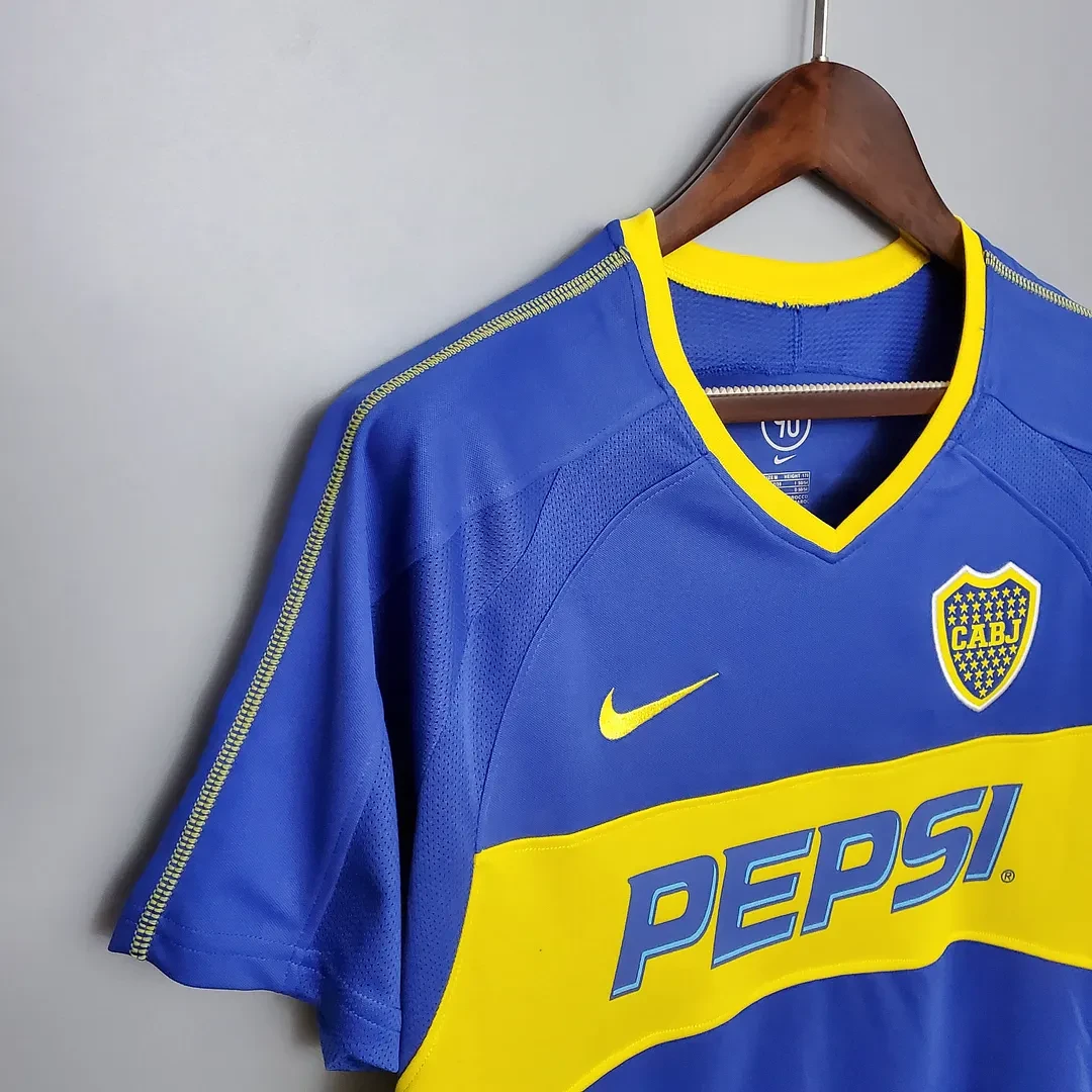 2003/2004 Retro Boca Juniors Casa Maglia da calcio Qualità thai 1:1 - immagine 7