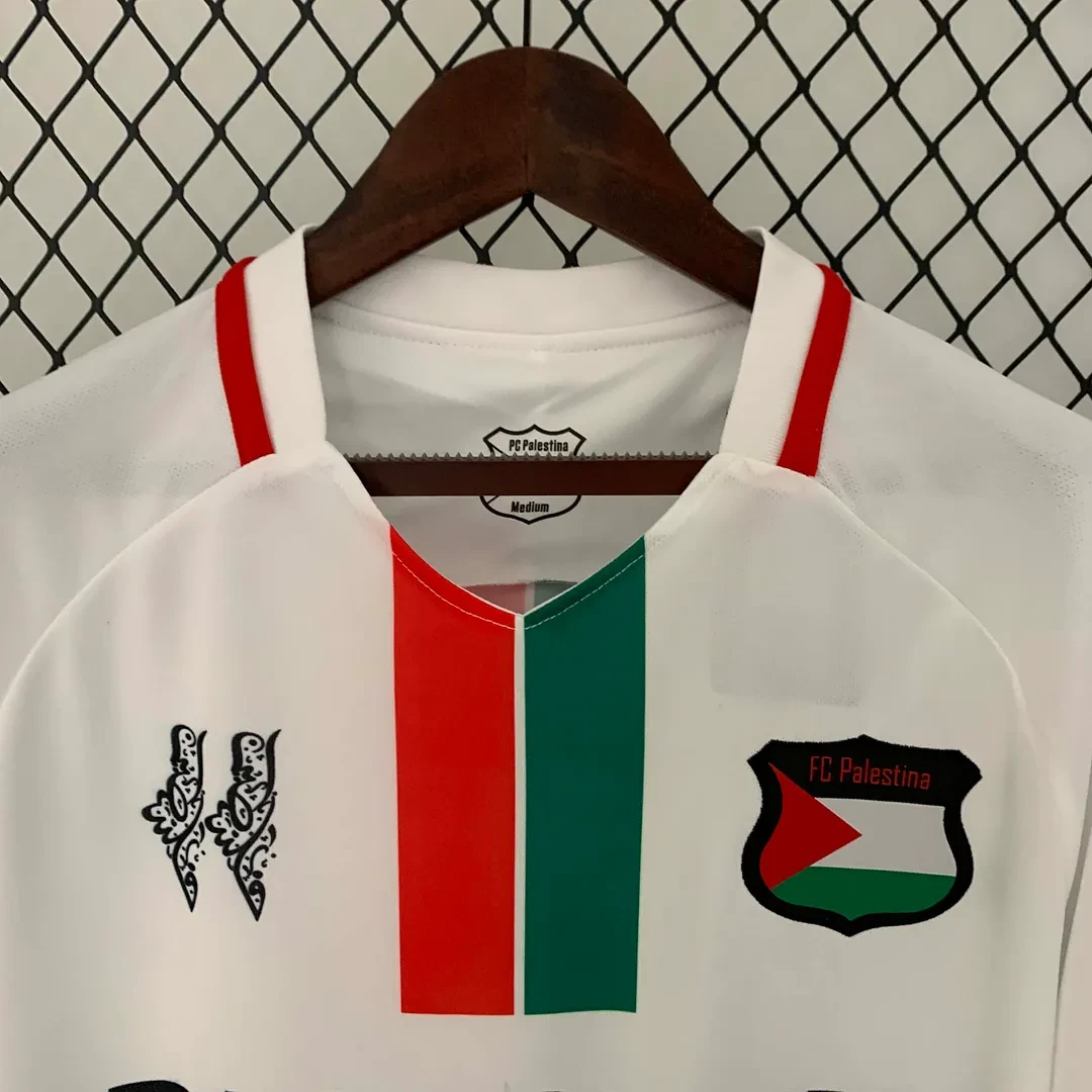 2023-2024 Palestino Гостевая Футбольная футболка Тайское качество 1:1 — изображение 3