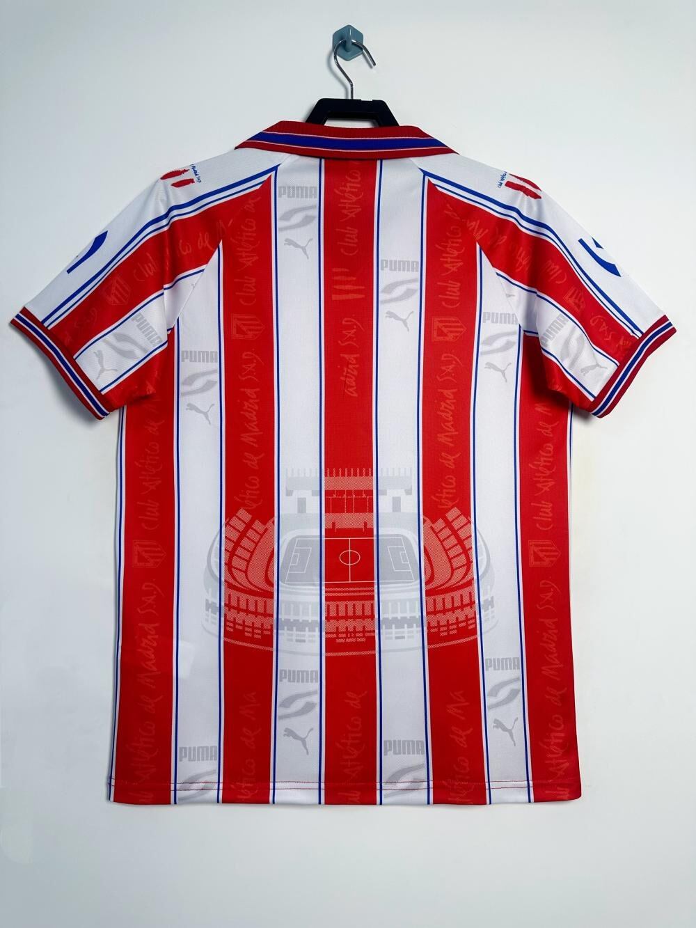 1996-1997 Retro Atletico Madrid Home Soccer Jersey 1:1 Thai Quality - Image 2