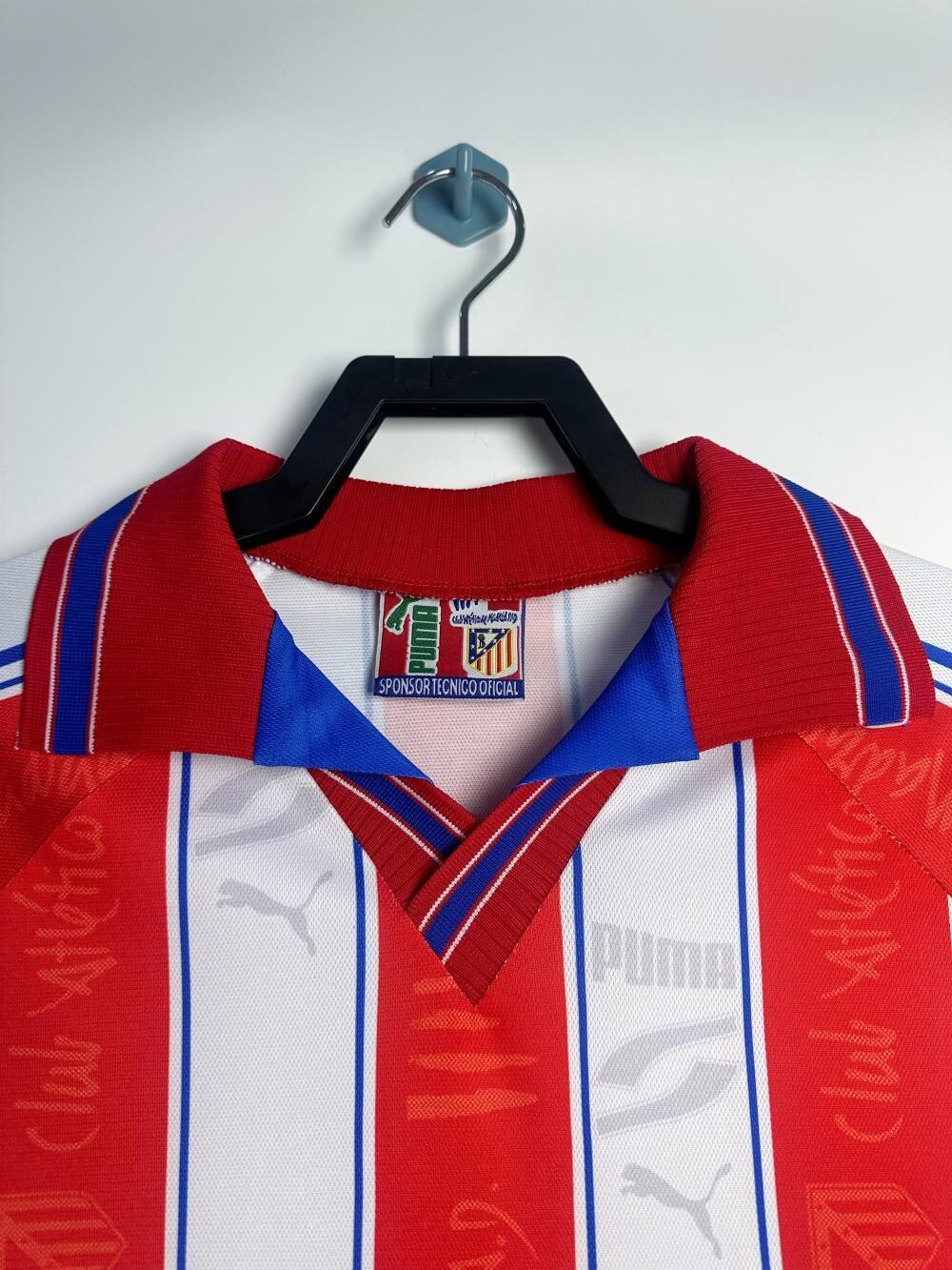 1996-1997 Retro Atletico Madrid Home Soccer Jersey 1:1 Thai Quality - Image 3
