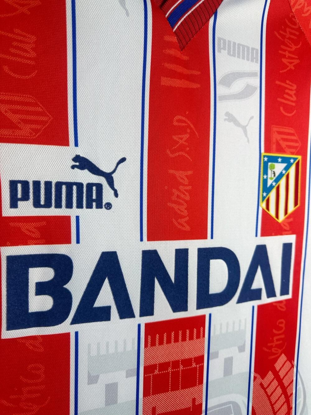 1996-1997 Retro Atletico Madrid Home Soccer Jersey 1:1 Thai Quality - Image 4