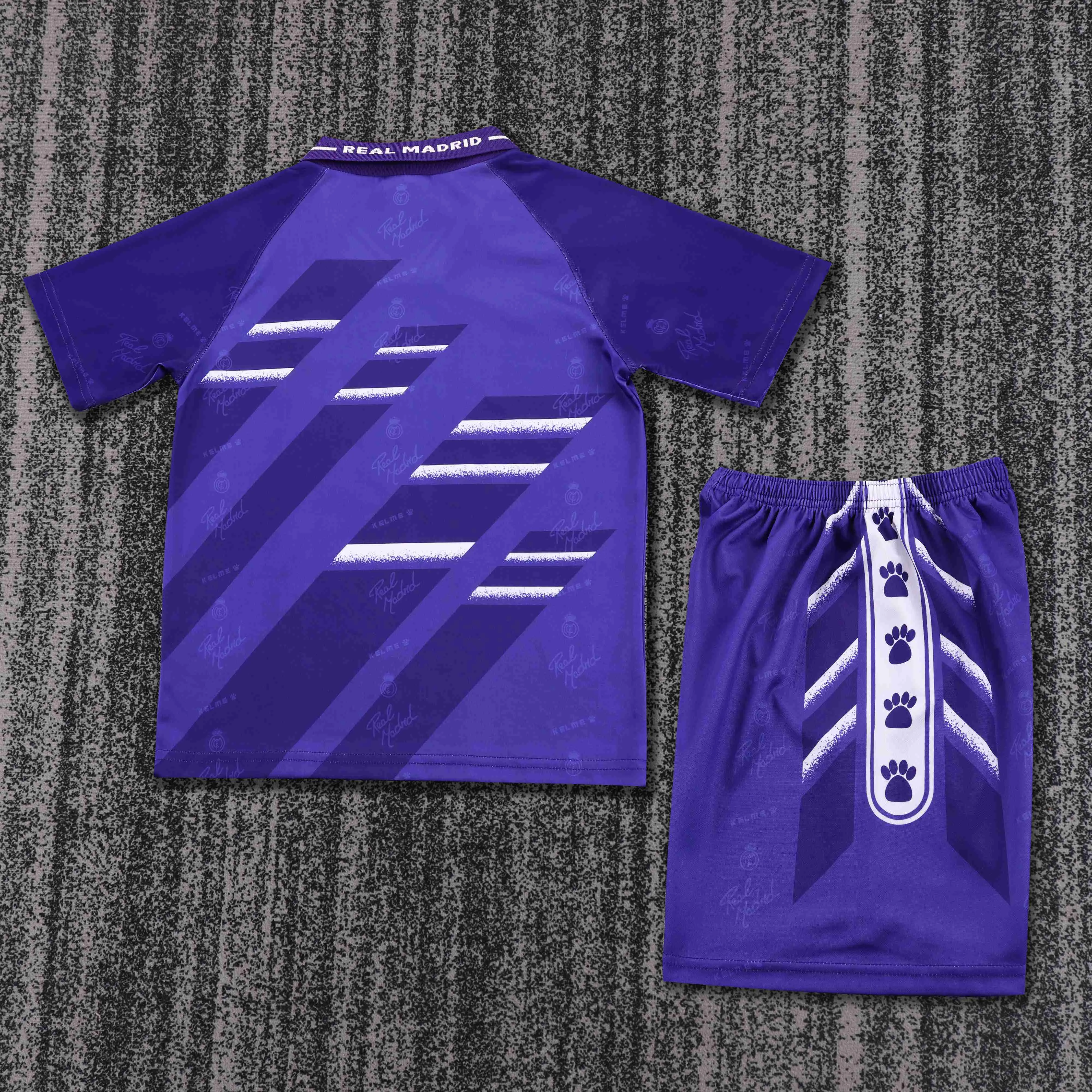 1994-1996 Retro Real Madrid Auswärts Fußballtrikot 1:1 Thai-Qualität Kindergröße – Bild 2