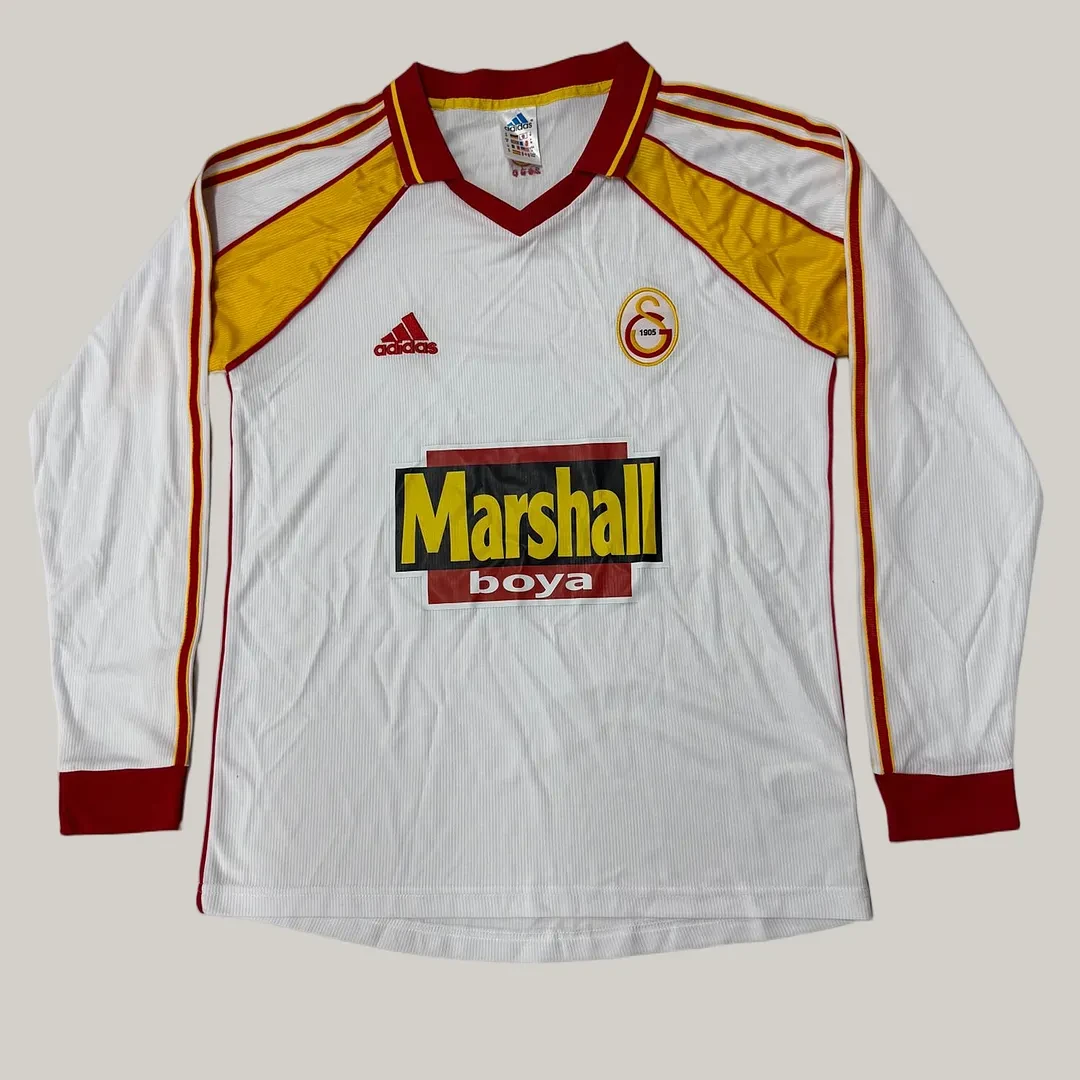 1999/2000 Rétro Manches longues Galatasaray Extérieur Maillot de football Qualité thaï 1:1