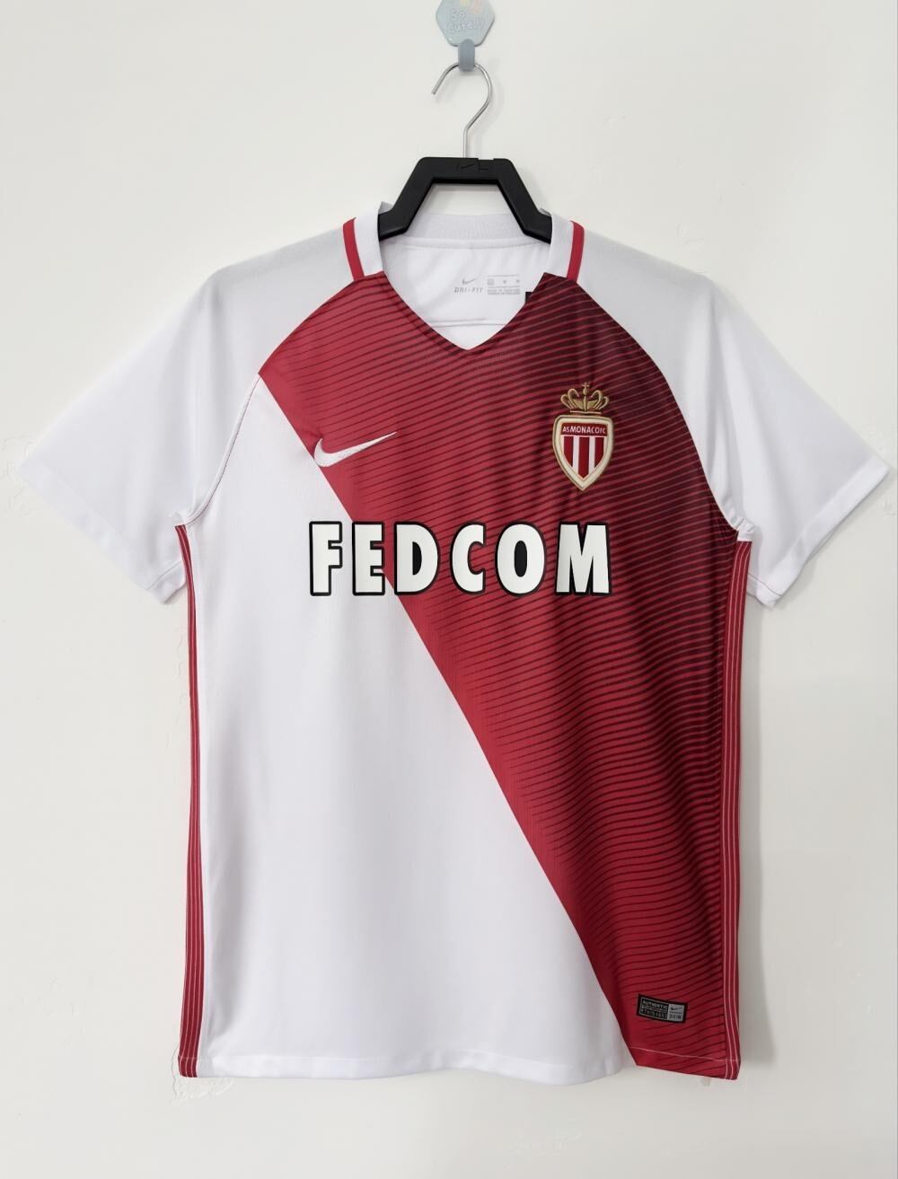 2016/2017 Retro AS Monaco Domowa(Liga Mistrzów Wersja)Koszulka piłkarska Jakość tajska 1:1