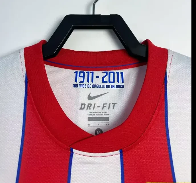 2011/2012 Retro Atletico Madrid Home Soccer Jersey 1:1 Thai Quality - Image 3