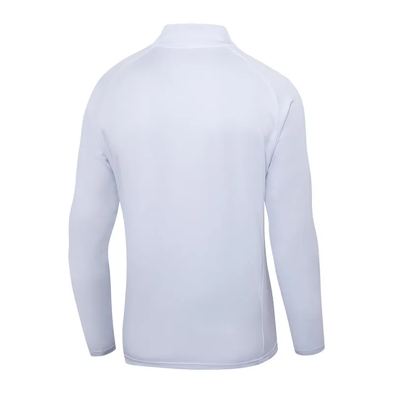 2025-2026 Real Madrid Retro Bianco Tuta mezza zip Maglia da calcio Qualità thai 1:1 Set - immagine 4