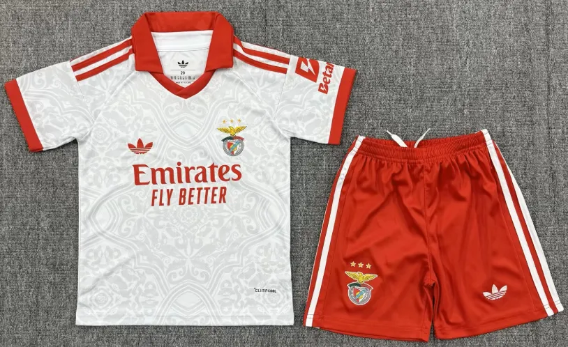 2026/2027 Benfica Auswärts Fußballtrikot 1:1 Thai-Qualität Kindergröße
