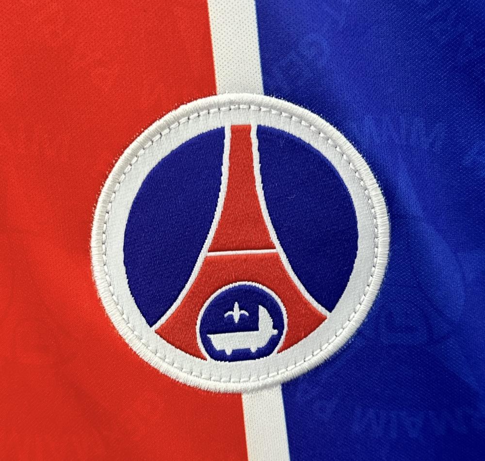 1995/1996 Ретро Psg Paris Saint-Germain Домашняя Футбольная футболка Тайское качество 1:1 — изображение 8