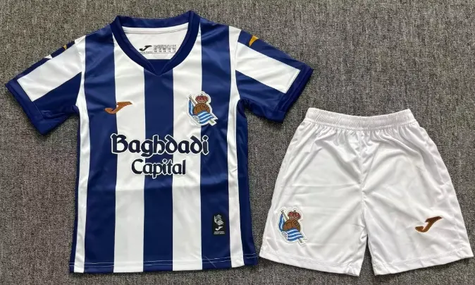 2026/2027 Real Sociedad Casa Maglia da calcio Qualità thai 1:1 Taglia bambino