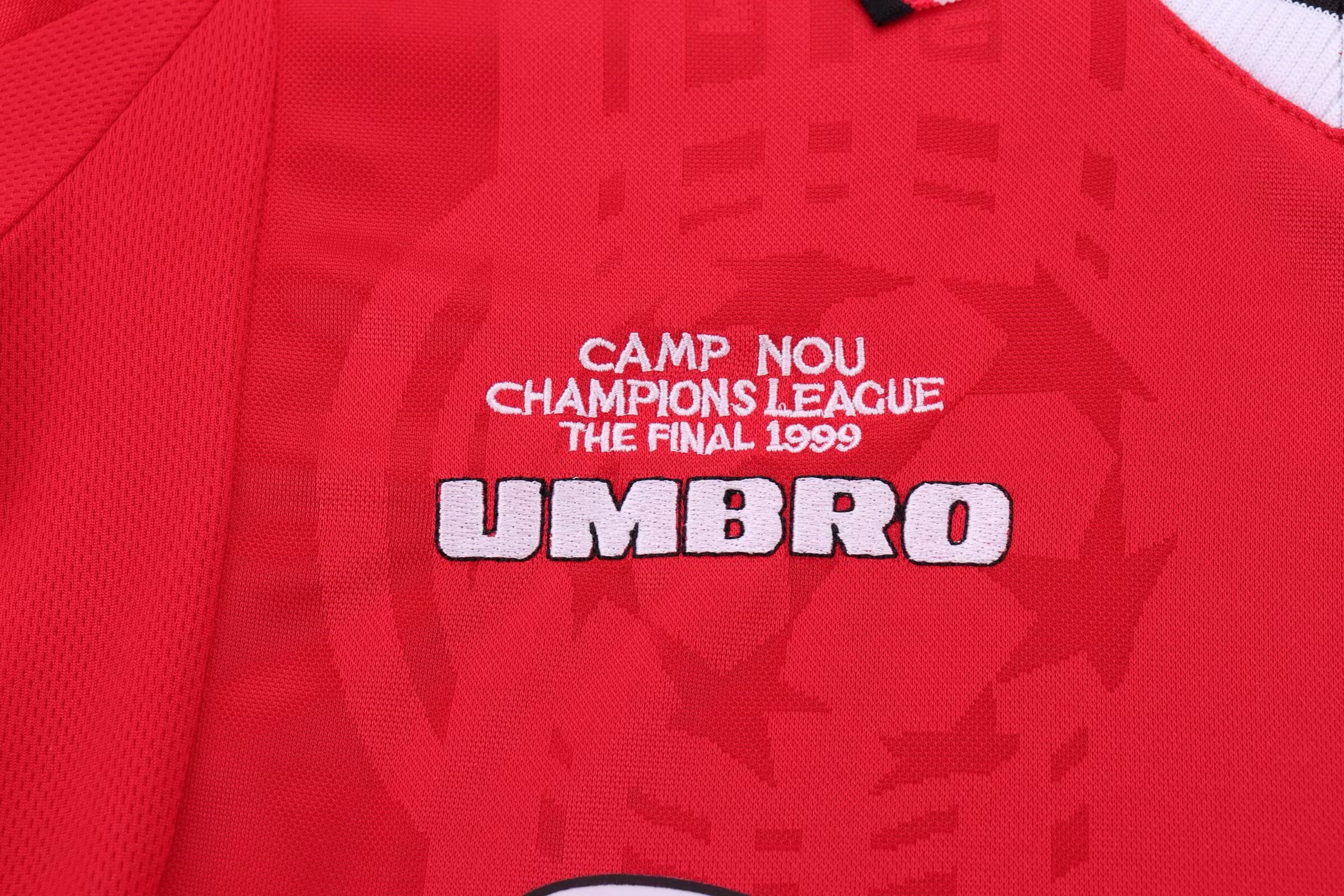 1999/2000 Retro Manchester United Heim Fußballtrikot 1:1 Thai-Qualität Kindergröße – Bild 5