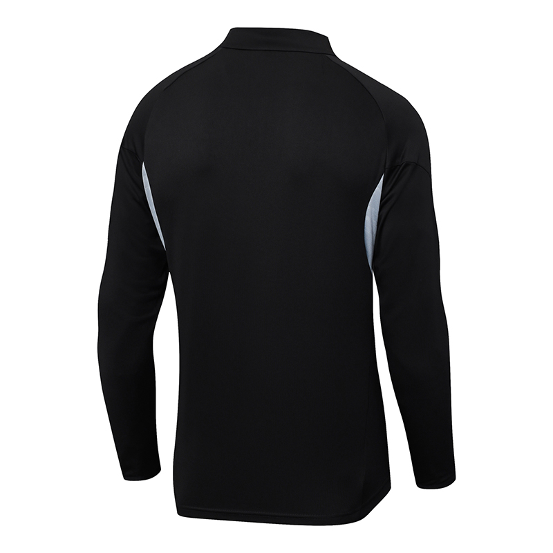 2025-2026 Real Madrid Noir Survêtement demi-zip Maillot de football Qualité thaï 1:1 Ensemble – Image 5
