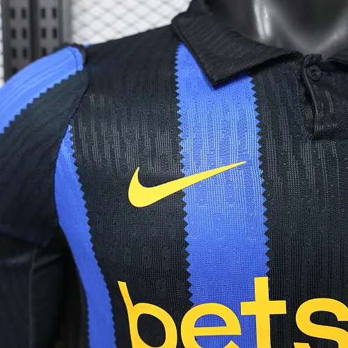 2026/2027 Manches longues Version joueur Inter Milan Domicile Maillot de football1:1 Qualité thaï – Image 4