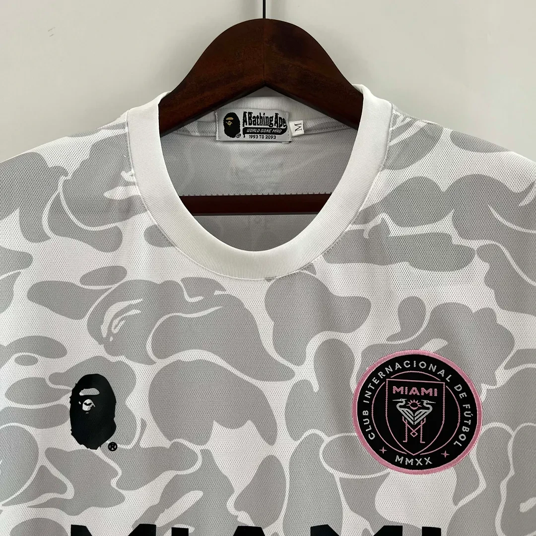 2023/2024 Inter Miami Special Edition Gray Soccer Jersey 1:1 Thai Quality - Image 3