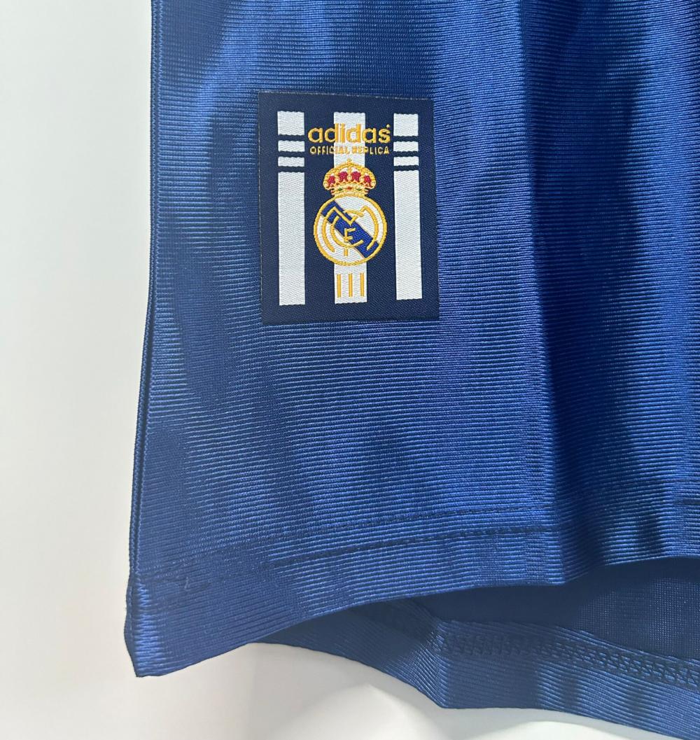 1998/2000 Retro Real Madrid Üçüncü Deplasman Futbol forması 1:1 Tayland kalitesi - Görsel 9