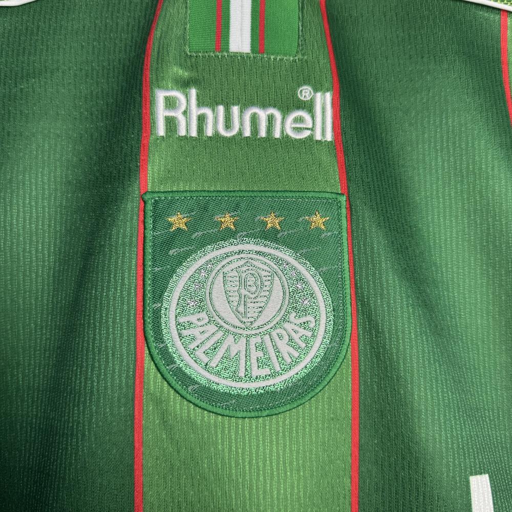 1999 Retro Palmeiras Heim Trikot 1:1 Thai-Qualität – Bild 5