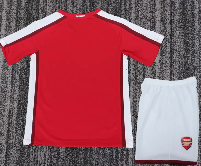 2008/2010 Retro Arsenal İç saha Futbol forması 1:1 Tayland kalitesi Çocuk bedeni - Görsel 2