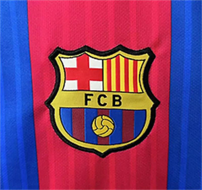 2016/2017 Retro Manica lunga Barcelona Maglia da calcio Casa Qualità thai 1:1 - immagine 5
