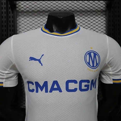 2026/2027 Player Version Olympique de Marseille Home Football Jersey 1:1 Thai Quality - Image 3