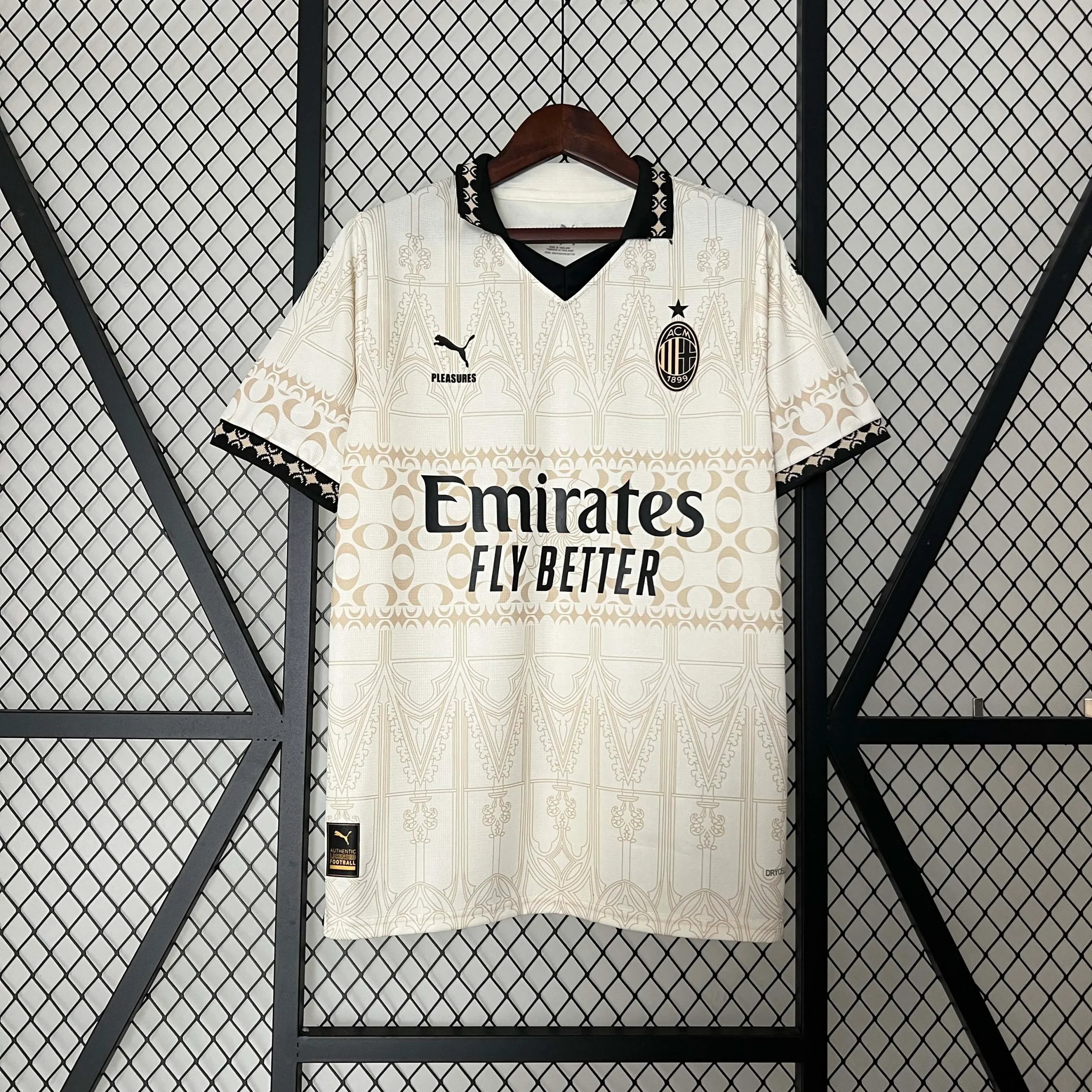 2023/2024 AC Milan Colaboração Edição Camisa de futebol Qualidade tailandesa 1:1