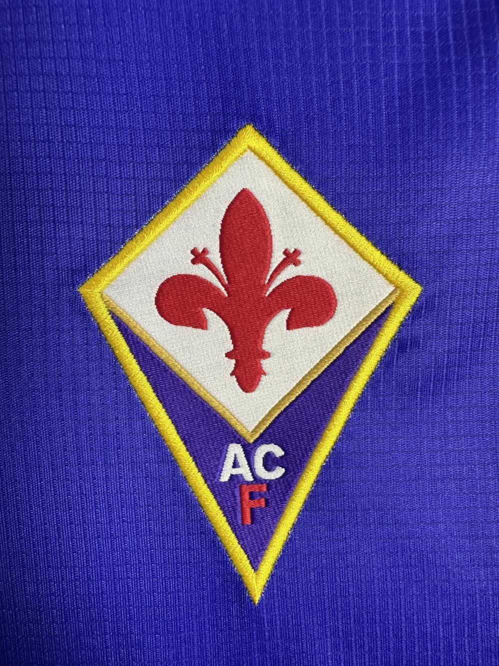 1998/1999 Retro Long Sleeve Fiorentina Home Soccer Jersey 1:1 Thai Quality - Image 7