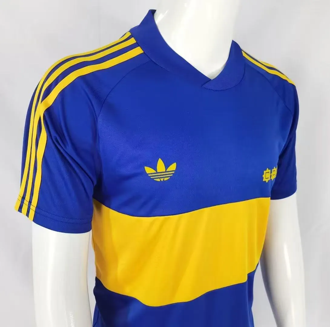 1981/1982 Retrô Boca Juniors Casa Camisa de futebol Qualidade tailandesa 1:1 - Image 3