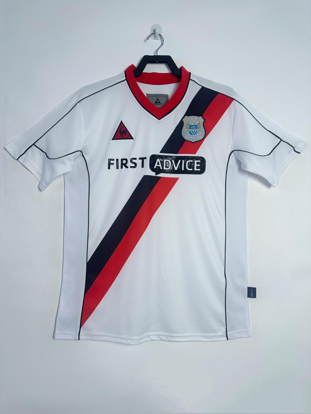 2002-2003 Retro Manchester City Wyjazdowa Koszulka piłkarska Jakość tajska 1:1