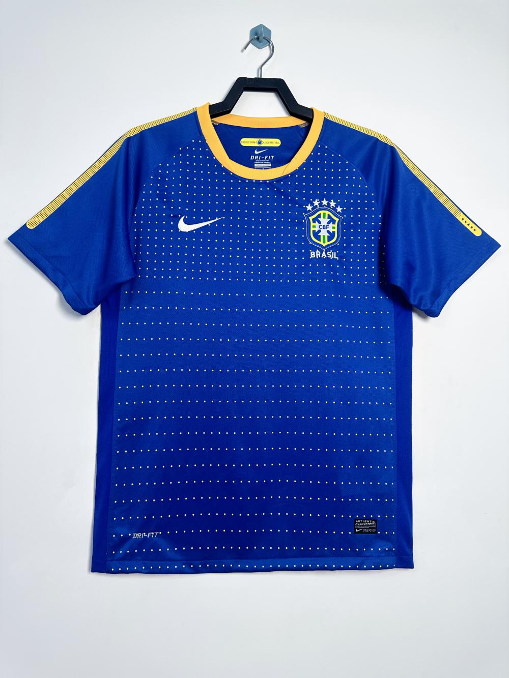 2010 复古 巴西 客场 足球球衣 1:1 泰版品质
