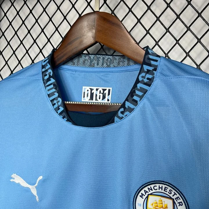 2024/2025 Manchester City Домашняя Футбольная футболка Тайское качество 1:1 — изображение 4