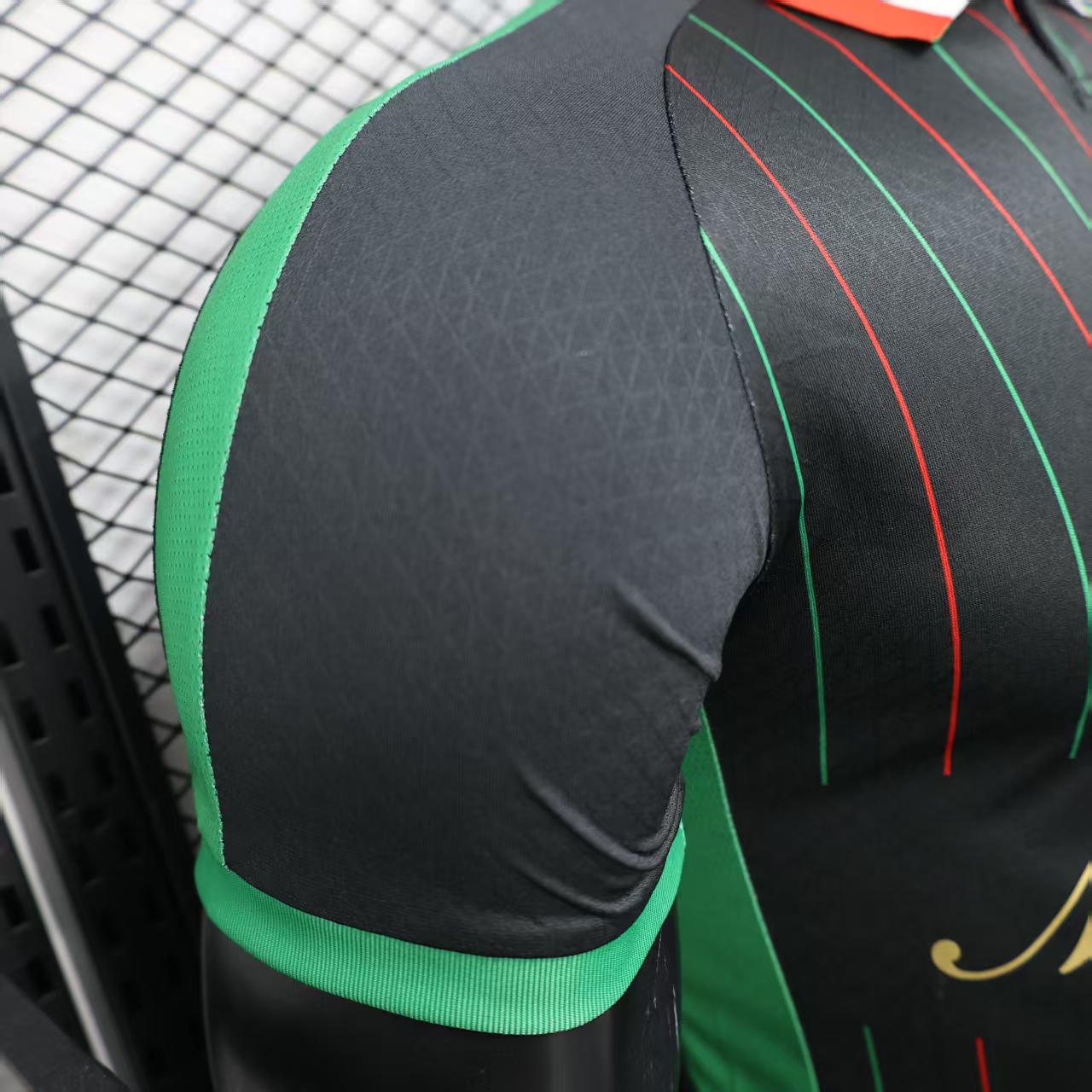 2025/2026 Spielerversion Palestino Sonderedition Schwarz Fußballtrikot 1:1 Thai-Qualität – Bild 6
