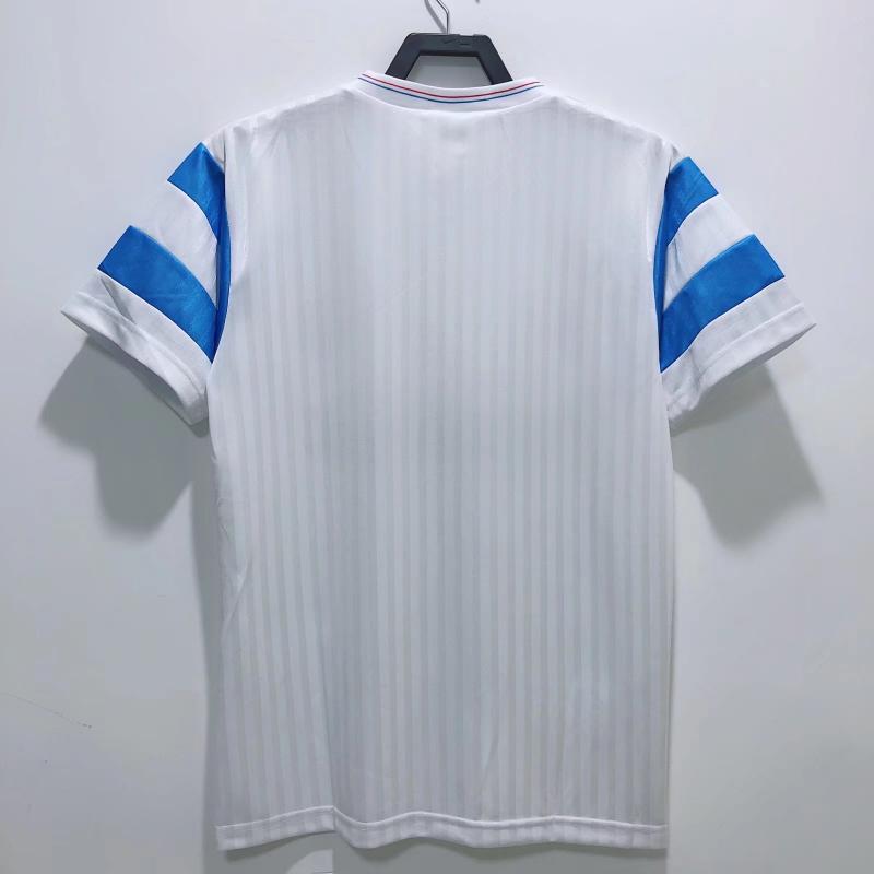 1990 复古 马赛 主场 足球球衣 1:1 泰版品质 - 图片 2