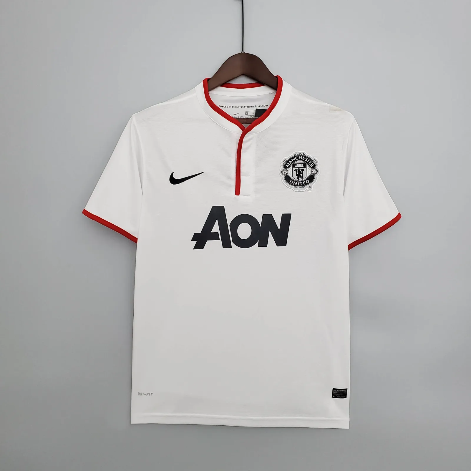 2013/2014 Retro Manchester United Trzecia Wyjazdowa Koszulka piłkarska Jakość tajska 1:1