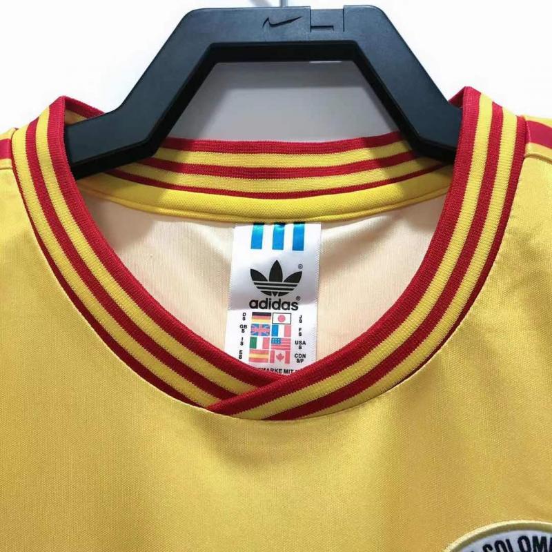 1990 Retro Colombia Home Football Shirt 1:1 Thai Quality - Image 4