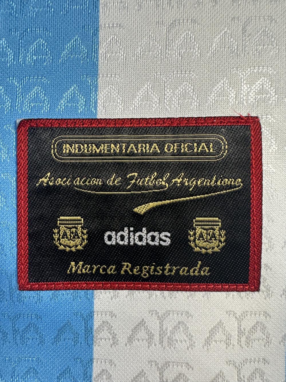 1994 Retro Argentinië Nationaal elftal Thuis Shirt 1:1 Thaise kwaliteit - Afbeelding 7
